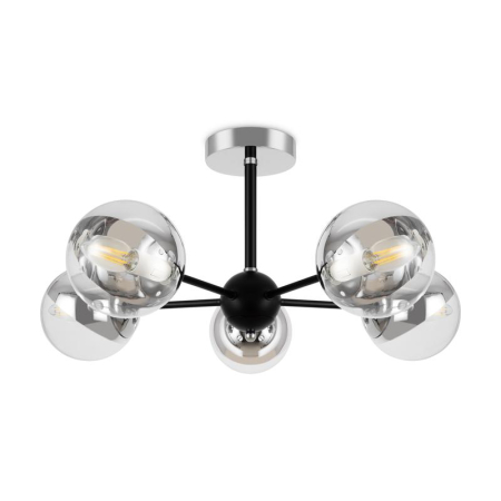 Светильник Sonnet 40Вт E14х5 IP20 подвесной Freya FR5271PL-05B