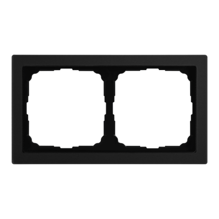 Рамка 2-м ArtGallery Pure матов. органич. стекло черн. SE GAL331002