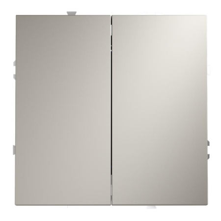 Переключатель перекрестный 2-кл. СП S70 10А механизм кашемир Voltum VLS020503