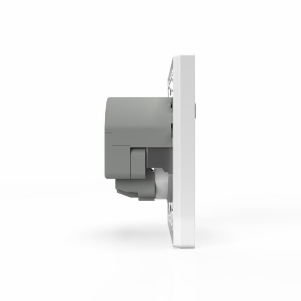 Розетка 1-м СП Pixel IP20 с заземл. с 2-мя заряд. устр. USB тип A+A механизм бел. TOKOV ELECTRIC TKE-PX-R1U2A-C01