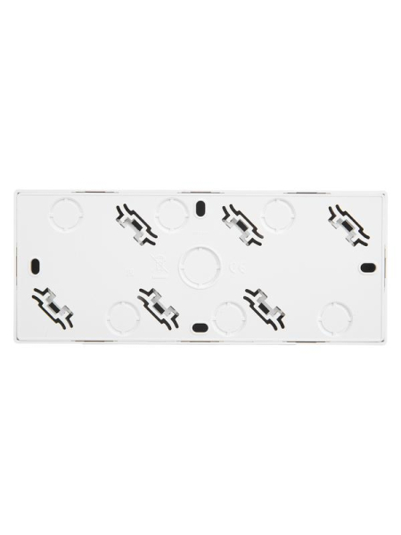 Розетка 3-м ОП LETO с заземл. закрытый корпус ПБТ бел. LEZARD 752-0200-127BUP