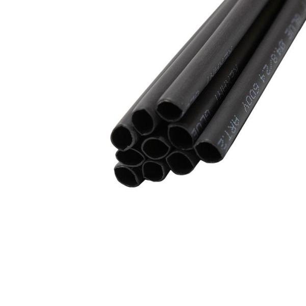 Трубка термоусадочная двустенная клеевая 4.8/2.4 (2:1) черн. 1м (уп.10шт) Rexant 26-2102