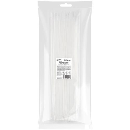 Хомут кабельный Simple 4.8х300 бел. NO-224-193 (уп.100шт) Эра Б0066026