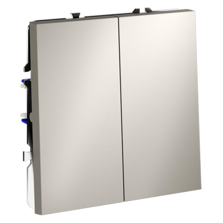 Выключатель 2-кл. СП S70 10А механизм кашемир Voltum VLS020103