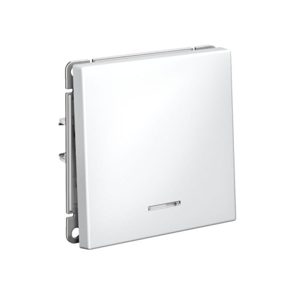 Выключатель 1-кл. ArtGallery 10AX с подсветкой быстрозажим. клем. механизм бел. SE GAL000113S