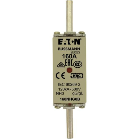 Предохранитель NH 50А 500В GL/GG 0 двойн. индикация EATON 50NHG0B