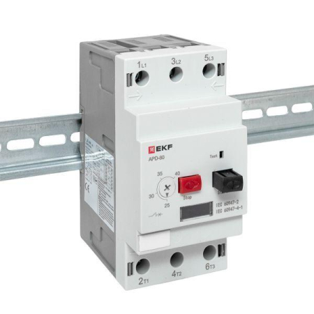 Выключатель автоматический для защиты двигателя АПД-80 25-40А EKF apd80-me-40