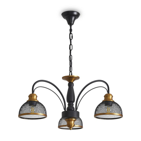 Светильник Caz 3х60Вт E27 IP20 подвесной Freya FR5527PL-03BBZ