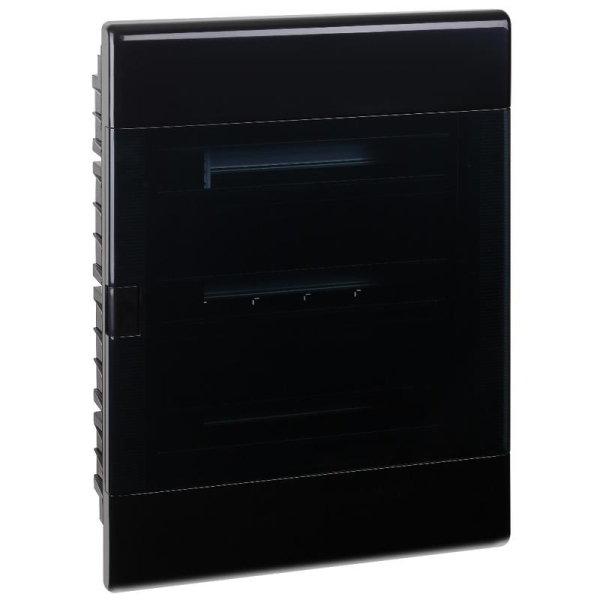 Щиток Тусо скрытая проводка на 54 модуля с дверцей 645х464х116мм (черный) Ruvinil 68154Ч