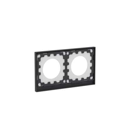 Рамка 2-м KANT IP44 черн. уголь DKC7012944