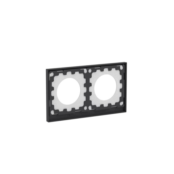 Рамка 2-м KANT IP44 черн. уголь DKC7012944