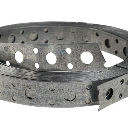 Лента монтажная перфорир. 20х0.55мм прямая (уп.10м) EKF lpmp20x0.55-10