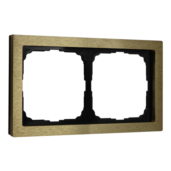 Рамка 2-м ArtGallery Pure метал. латунь SE GAL312202