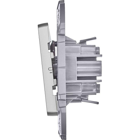 Выключатель кнопочный Inspiria 6А 250В без фиксации НО/НЗ механизм алюм. IEK 673692