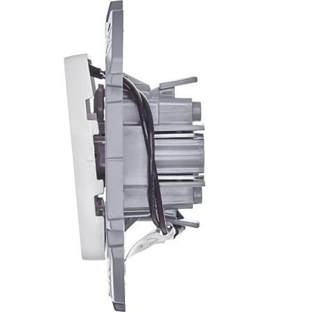 Переключатель 1-кл. Inspiria 10А IP20 250В 10AX с подсветкой/индикацией механизм бел. IEK 673660