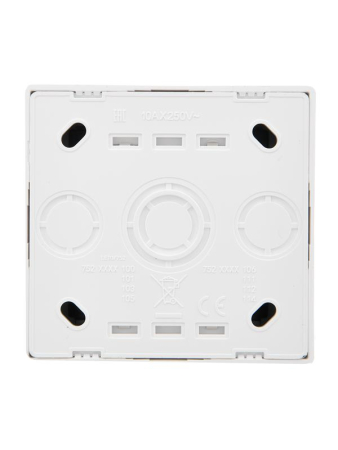 Выключатель 2-кл. ОП LETO бел. LEZARD 752-0200-101