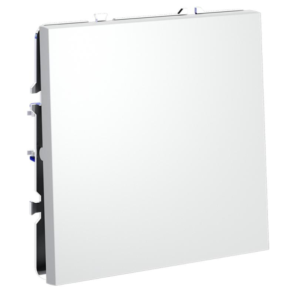 Переключатель проходной 1-кл. СП S70 10А механизм бел. матов. Voltum VLS010302