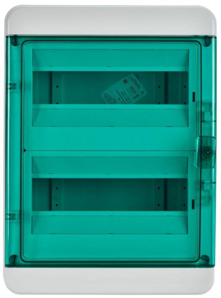 Корпус КМПн-24 TEKFOR IP65 зел. прозр. дверь пластик. IEK TF5-KP72-N-24-65-K03-K06
