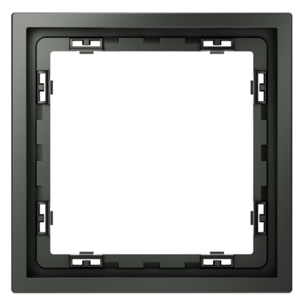 Рамка 1-м S70 пластик. титан Voltum VLS100106