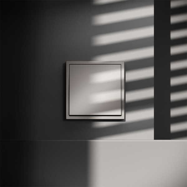 Переключатель проходной 1-кл. СП S70 10А механизм кашемир Voltum VLS010303