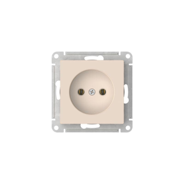 Розетка AtlasDesign 16А без заземл. без шторок быстрозажим. клем. механизм беж. SE ATN000241S