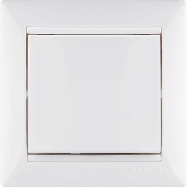 Переключатель проходной 1-кл. СП Valena 10А IP31 250В механизм бел. IEK 774406