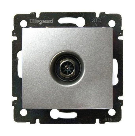 Розетка телевизионная TV СП Valena 2400мГц механизм алюм. (DIY-упак.) IEK 694345