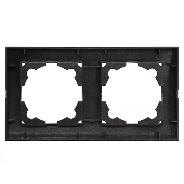 Рамка 2-м Бриллиант горизонт. графит Universal 7947465-Gr