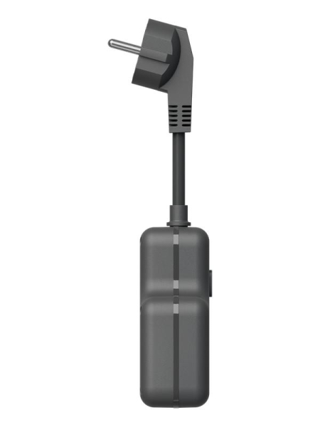 Удлинитель с сетевым фильтром 3х0.3м 10А 2USB + 1USBC 2500Вт ПВС 3х1 компакт черн. КОСМОС FRKsm0.3m-3g(B)USB