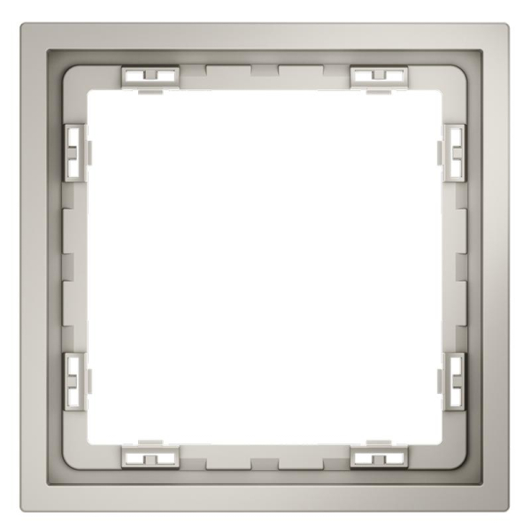 Рамка 1-м S70 пластик. кашемир Voltum VLS100103