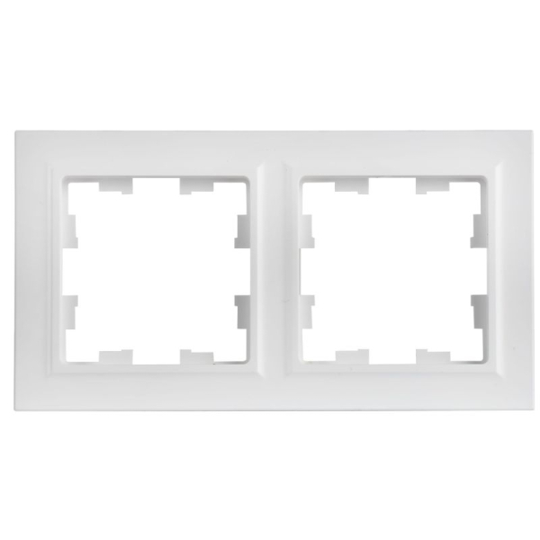 Рамка 2-м BRITE РУ-2-БрАБ арктич. бел. IEK BR-M22-K91