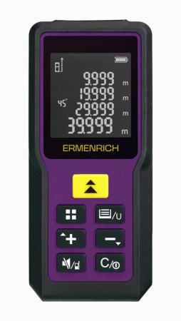 Рулетка лазерная Reel PRO GM60 фиолет. Ermenrich 84645