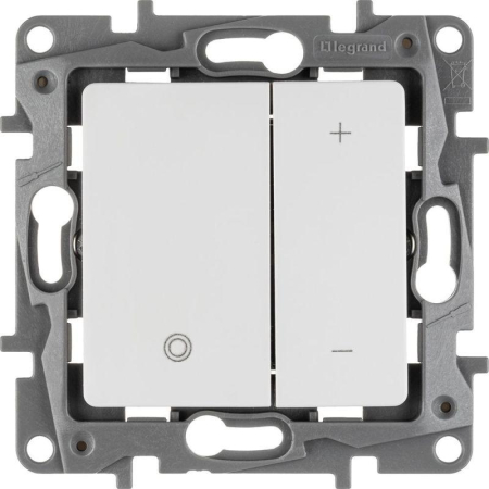 Механизм светорегулятора нажимного СП Etika 400Вт бел. IEK 672218