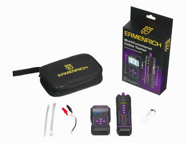 Тестер кабельный многофункциональный NetGeeks NP45 Ermenrich 84554