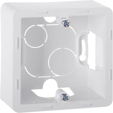 Коробка 1-м ОП Inspiria бел. IEK 673980