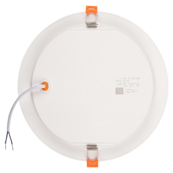 Светильник светодиодный PLED DL7 24Вт 6500К IP54 2040лм WH встраив. бел. Pro JazzWay 5069121