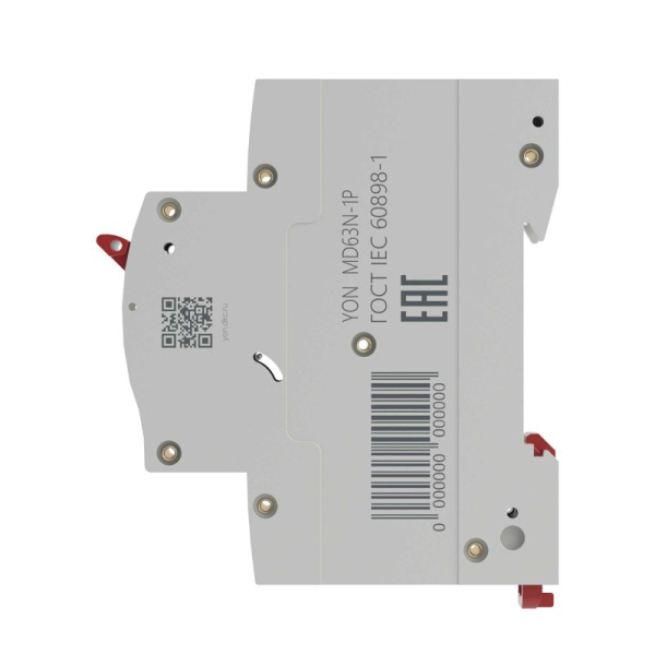 Выключатель автоматический модульный 1п C 2А 6кА YON max типа MD63N YON MD63N-1PC2