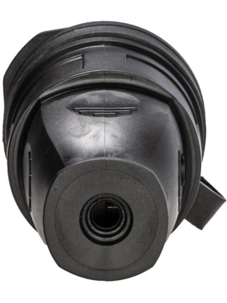 Розетка 16А IP44 прямая с заземл. каучук черн. КОСМОС RKsm-Z-IP(B)16A