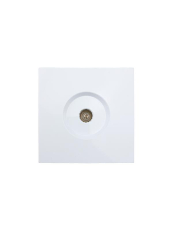 Розетка ТВ оконечная СП ZIMA IP20 бел. LEZARD 704-0288-130