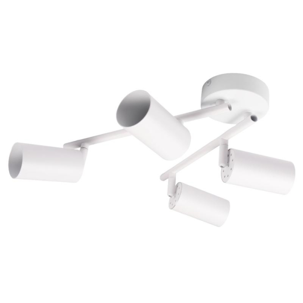 Светильник PCL-0504 4xGU10 IP20 230В WH настен./потолочн. декор. под лампу JazzWay 5066748