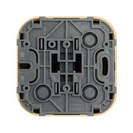 Выключатель 1-кл. ОП Quteo 10А IP20 10AX дерево IEK 782260