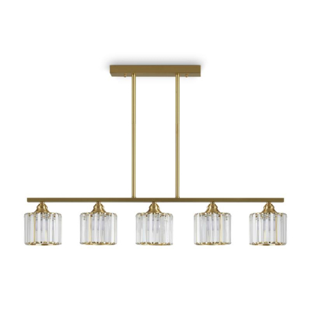 Люстра Ferrera 200Вт E27х5 IP20 Freya FR5474PL-05G