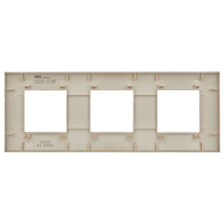 Рамка 3-м SKANDY SK-F03Sa песочн. IEK SK-M32-K98
