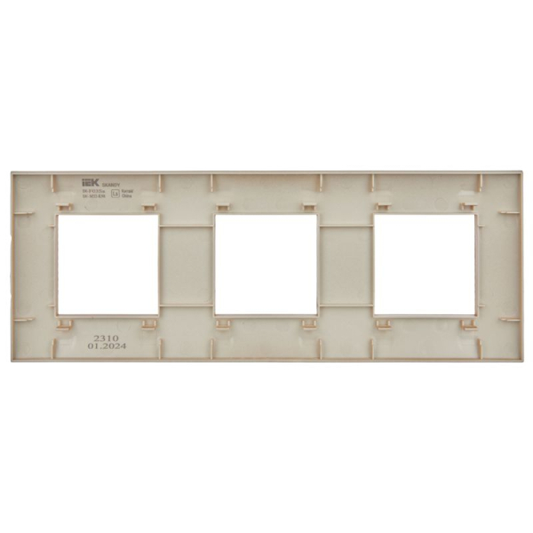 Рамка 3-м SKANDY SK-F03Sa песочн. IEK SK-M32-K98