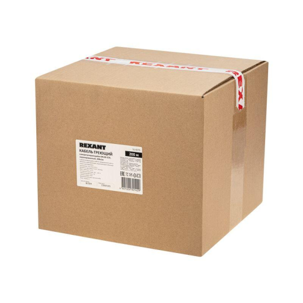 Кабель греющий (нагрев.) саморег. SRL30-2CR экранированный 30Вт/м 0.88кв.мм/55м 200м Rexant 51-0279