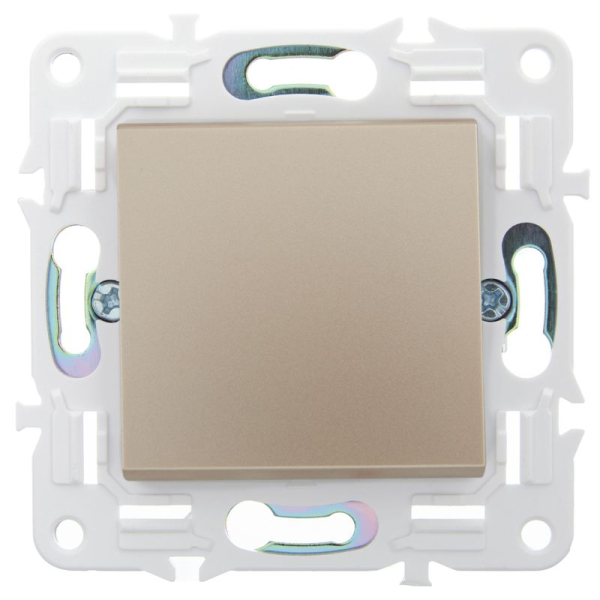 Выключатель 1-кл. SKANDY 10А SK-V01Sa песочн. IEK SK-V10-0-10-K98