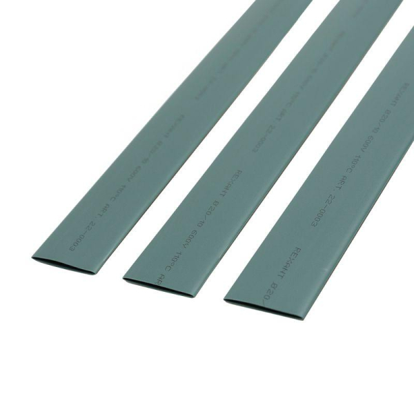 Трубка термоусадочная ТУТ нг 20.0/10.0 зел. 1м REXANT 22-0003