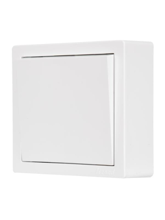 Выключатель 1-кл. ОП LETO бел. LEZARD 752-0200-100