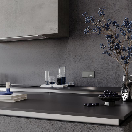 Выключатель 1-кл. СП S70 10А механизм титан Voltum VLS010106