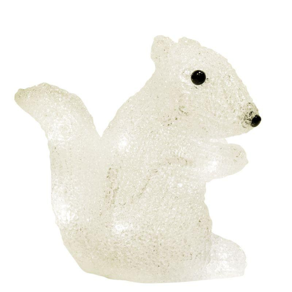 Фигура светодиодная акриловая "Белка" 17.5х12х18см 12LED 0.5Вт 4.5В IP20 элементы питания 3хAAA (не в компл.) Neon-Night 513-341